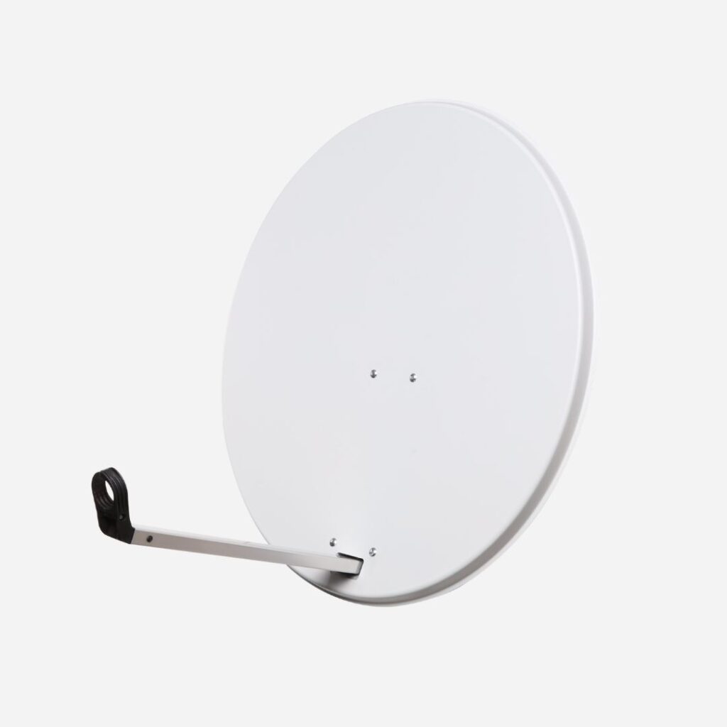 AX Technology AXT80 (80 cm) satellite antenna in white